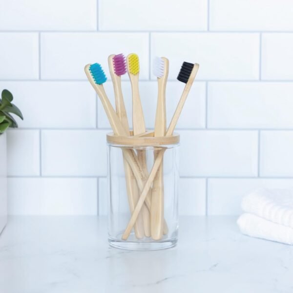 The Humble Co. Bamboo Toothbrushes (5pk) – Toothbrushes for Superior Oral Care, Dental Hygiene, and Gum Care, BPA Free (Ultra Soft Bristles) - Image 7