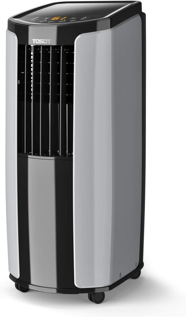 TOSOT 8,000 BTU(ASHRAE) 5,000 BTU (DOE) Portable Air Conditioner Quiet, Remote Control, Built-in Dehumidifier, Fan, Easy Window Installation Kit - Cool Rooms Up to 300 Square Feet
