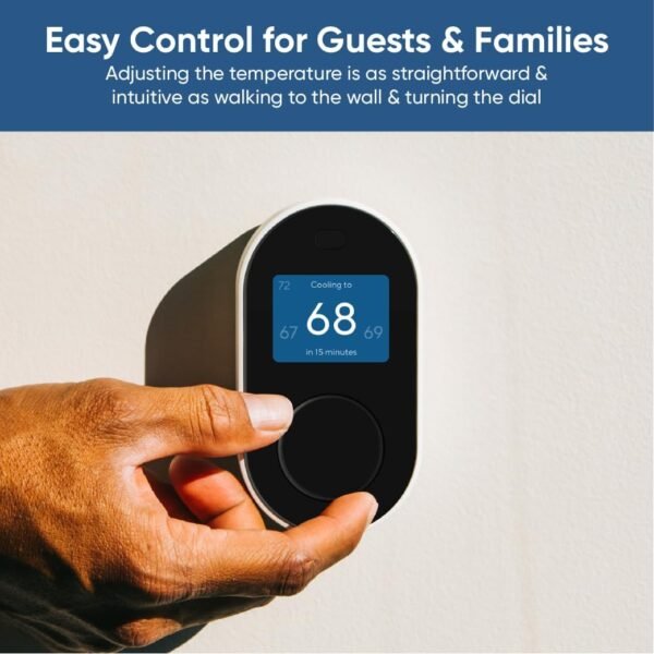 Wyze Programmable Smart WiFi Thermostat for Home with App Control, Energy Saving, Easy Installation, Works with Alexa and Google Assistant, Black - Image 5