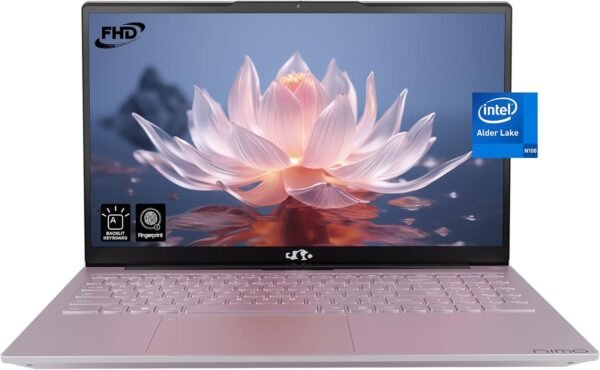 15.6'' FHD Laptop, Intel Pentium Quad-Core N100(Beat to i3 1115G4, Up to 3.4GHz), 8GB RAM 256GB SSD, 2 Years Warranty, 90 Days Return, Fingerprint, Backlit keyboard, Wi-Fi 6, BT5.2, Win 11 Home