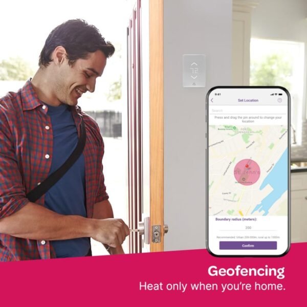 Mysa Smart Thermostat for Electric Baseboard Heaters 240V | Easy Install | Use w/HomeKit, Alexa, Google | Wi-Fi Programmable | Remote Control with Free App | Temp. & Humidity Alerts - Image 7