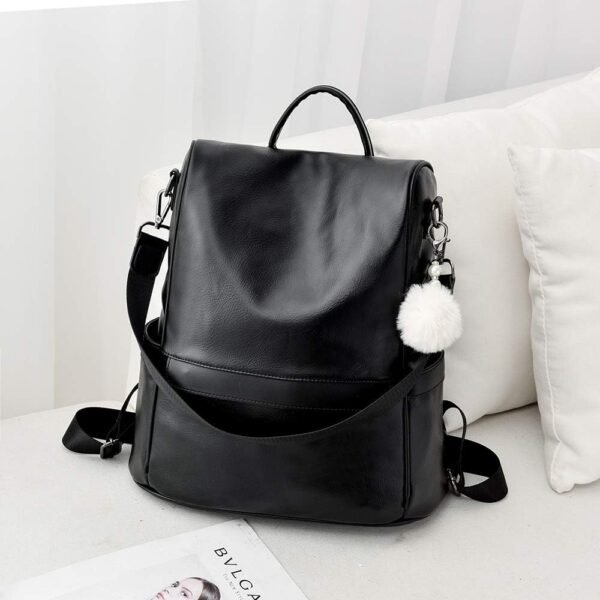 CHERUTY Women Backpack Purse PU Leather Anti-theft Casual Shoulder Bag Fashion Ladies Satchel Bags - Image 6