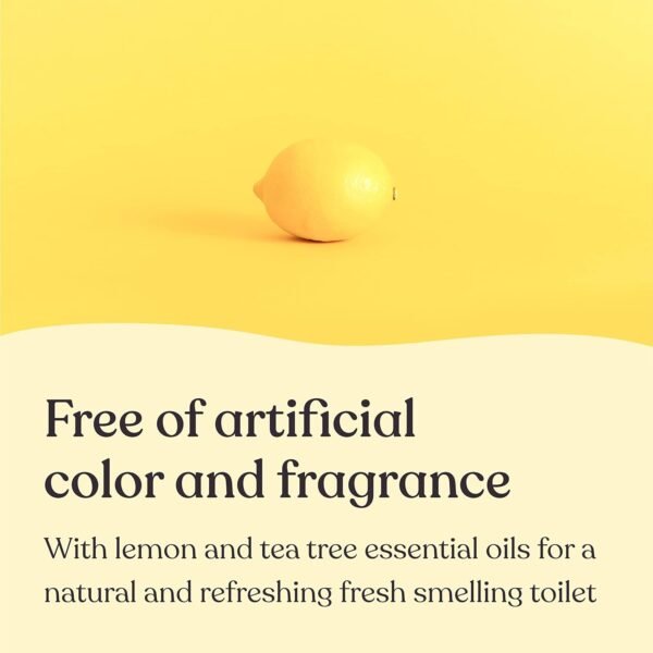 Toilet Bowl Cleaner Strips - 60 Cleans, Plastic-free, Dye-free, With Lemon Essential Oil - Image 5
