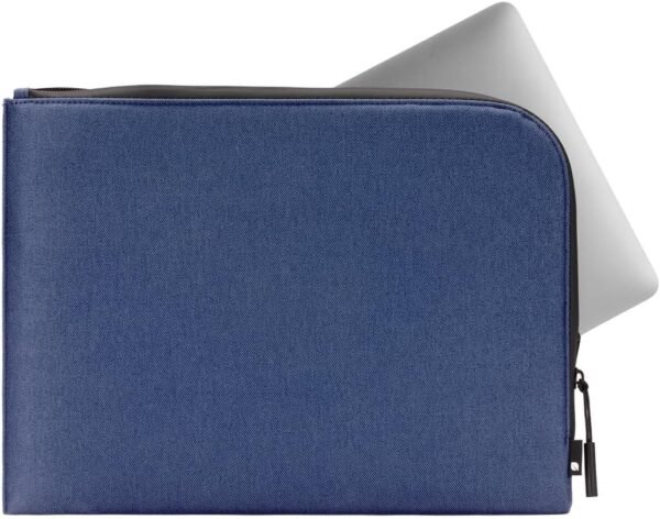 Incase Facet Laptop Sleeve for 14 Inch MacBook Pro - Made with Recycled Twill - Laptop Case + Computer Sleeve with Weather-Resistant Zippper (14.1 x 10.2 x 1.1 in) - Navy - Image 6