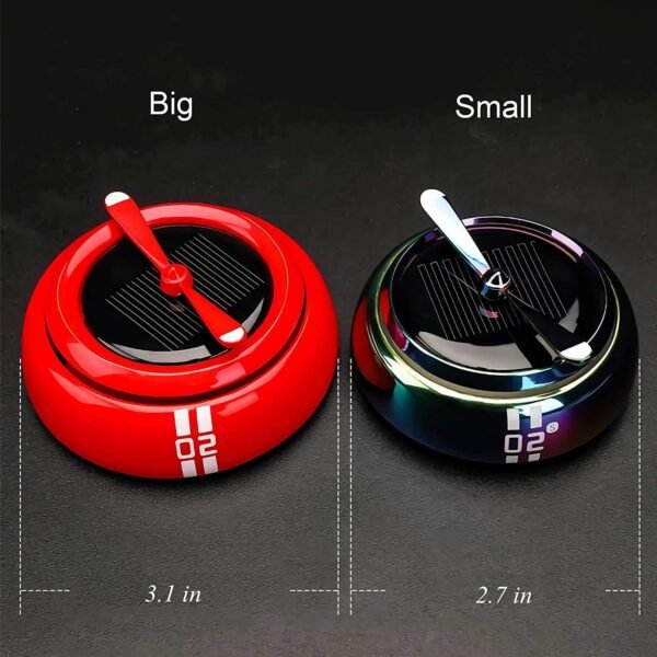 Car Air Freshener Solar Energy Rotating Cologne Car Aromatherapy Diffuser Interior Decoration Accessories Diffuser for Car - Image 6