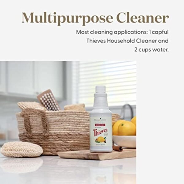 Thieves Household Cleaner - Plant-Based natural cleaning product for home Solutions for a Happy, Healthy Home - 14.4 fl oz - Young Living's Signature thieves essential oil cleaner Blend - Image 3