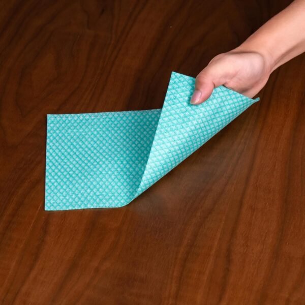 SCRUBIT Reusable Cleaning Wipes, Handy Wipes for Kitchen and Office - Dish Cloths for Washing Dishes - Multi Purpose Disposable Cleaning Towels (12 x 20 in) 72 Pack (Green) - Image 6