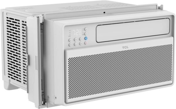TCL 12,000 BTU Q-Series Smart Inverter Window AC, 38% Energy Saving, 115V, Inverter AC for Rooms up to 550-Sq. Ft. Ultra-Quiet 40dB, EZ Install, Open-able Window, Works with Alexa and Google Assistant - Image 10