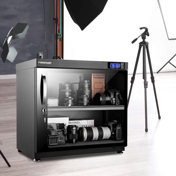 Camera Dehumidifying Dry Cabinet |8W 80L-Noiseless & Energy Saving - for Camera Lens & Electronic Equipment Storage - Image 7