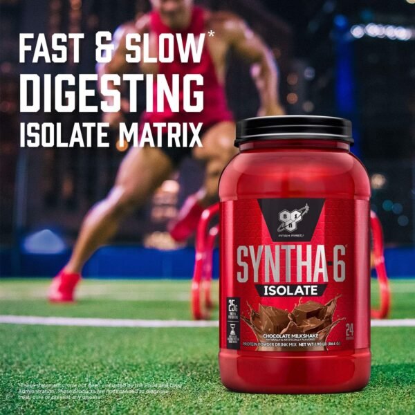 BSN SYNTHA-6 Isolate Protein Powder, Peanut Butter Protein Powder with Whey Protein Isolate, Milk Protein Isolate, Flavor: Chocolate Peanut Butter, 48 Servings - Image 6