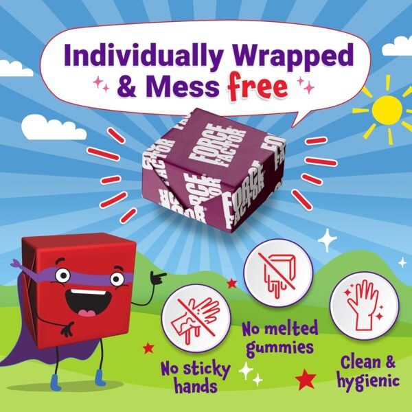 FORCE FACTOR Kids Multivitamin Super Chews, Kids Vitamins to Support Wellness, Immunity, Eye Health, & More with 18 Vitamins, Minerals, & Antioxidants, 2-Month Supply, Multi-Flavor, 60 Soft Chews - Image 7