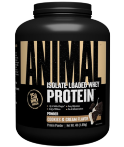 Animal Whey protein powder. 