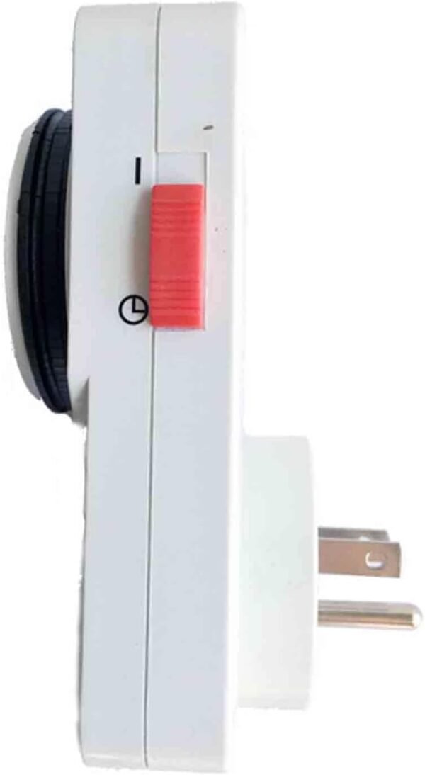Timer for Home Devices Energy Efficiency Control, 12.2cmx7.6cmx6.6cm, White - Image 6