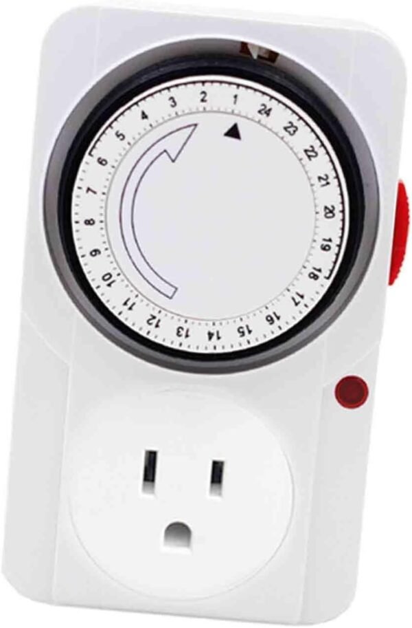 Timer for Home Devices Energy Efficiency Control, 12.2cmx7.6cmx6.6cm, White - Image 7