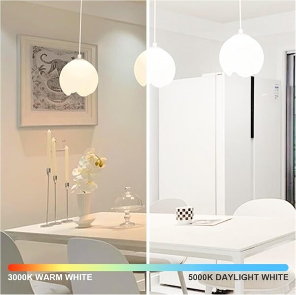 14W 1500LM Dimmable LED Light Bulbs 100 Watt Equivalent Bright A19 LED Bulbs with E26 Medium Base Daylight White 5000K CRI 90+ for Home Office Bedroom Kitchen, 10 Packs - Image 6