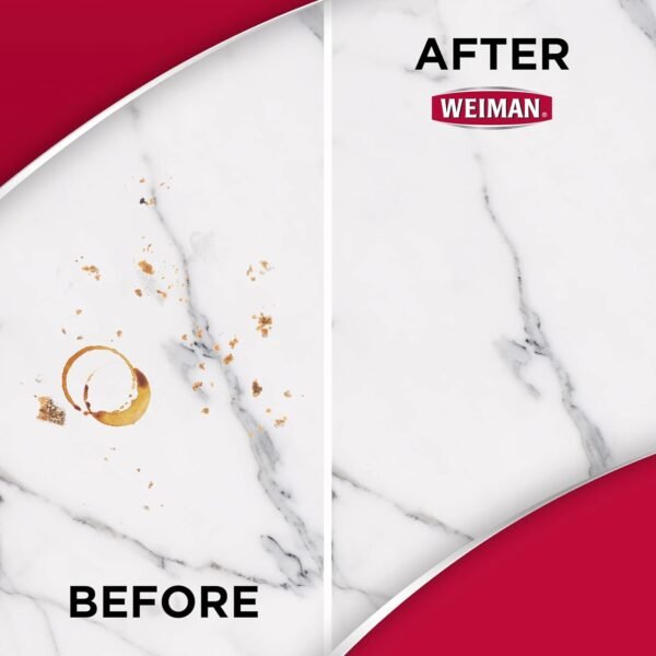 Weiman Quartz Countertop Cleaner and Polish - 24 Ounce (2 Pack w/MicroFiber Towel Included) - Clean and Shine Your Quartz Countertops Islands and Stone Surfaces with UV Protection - Image 5