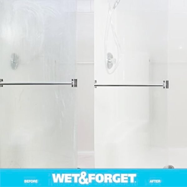 Wet & Forget Shower Cleaner Spray Multi-Surface Weekly Application Requires No Scrubbing, Bleach-Free Formula, Ready to Use, Vanilla Scent, 3 Months of Cleaning, 64 Fluid Ounces, 1 Pack - Image 4