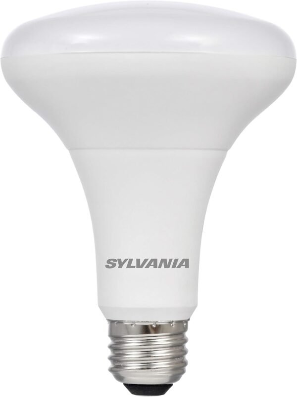 SYLVANIA ECO LED BR30 Light Bulb, 65W = 10W, Dimmable, Frosted Finish, 650 Lumens, 2700K, Soft White - 4 Pack (40870) - Image 2