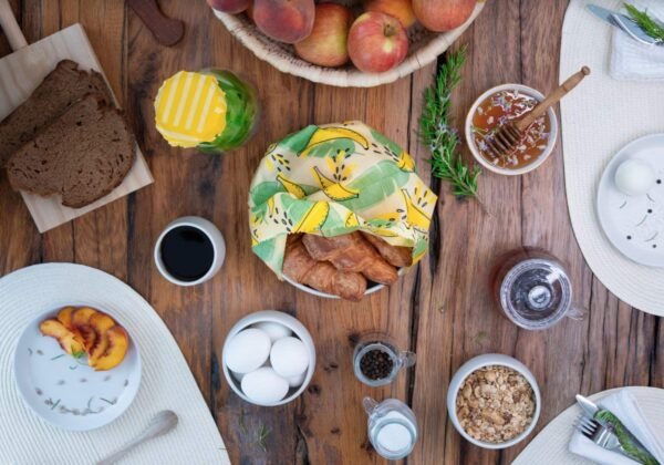 WaxWrap Beeswax Wraps for Food - Organic Beeswax Wrap - Sustainable Plastic Wrap Alternative, Reusable Food Cover, Cut to Any Size Beeswax Paper Roll, 15” x 47” Eco-Friendly Cling Wrap Substitute - Image 8