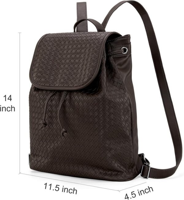 Montana West Backpack Purse Woven Pattern Daypack Casual Bag for Women - Image 6