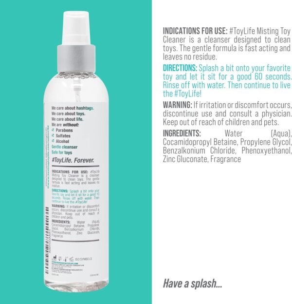 #ToyLife All-Purpose Misting Toy Cleaner, All-Purpose Cleaning Solution, Sprays Perfect Amount, 8 Fl Oz - Image 3