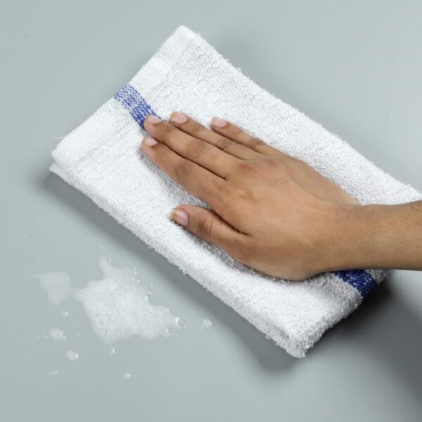 Towels Terry Bar Mop Towels Size 16"x19" – Absorbent and Durable, Multipurpose Cleaning Rags, Cotton Cleaning Towels, Terry Cloth Rags, Reusable Shop Rags Pack of 24 (Blue) - Image 5
